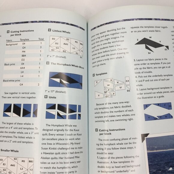 Vintage 1999 Travels With Peaky And Spike Doreen Speckmann Quilting Pattern Book - Picture 5 of 8